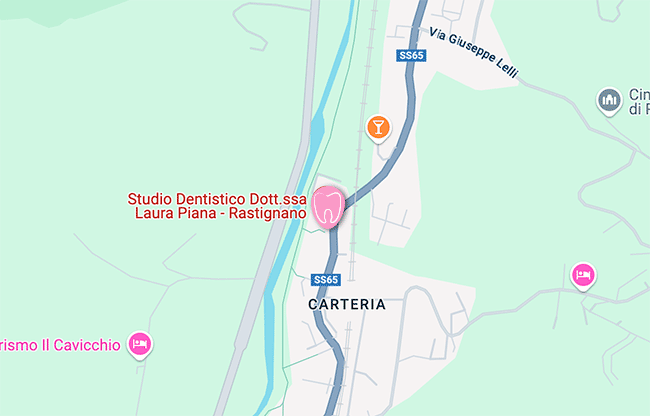 Studio-dentistisco-Piana-Rastignano-mappa